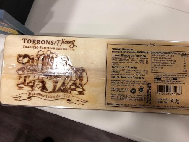 Alertan de la presencia de leche no declarada en un turrón blando procedente de Cataluña y distribuido en C-LM