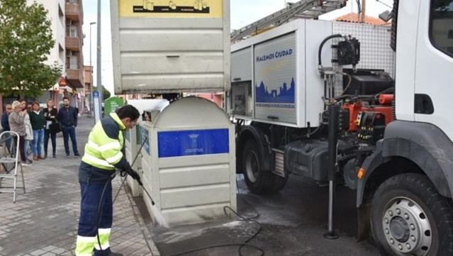 Limpeza en el barrio de Patrocinio