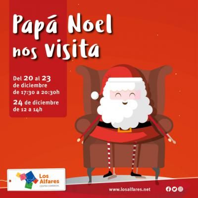 ¿Has escrito ya tu carta? Papa Noel visita Los Alfares