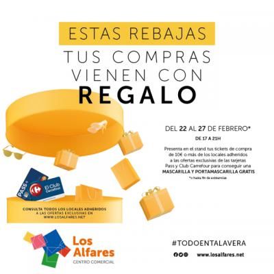 REGALOS | Los Alfares reparte mascarillas y portamascarillas a sus clientes