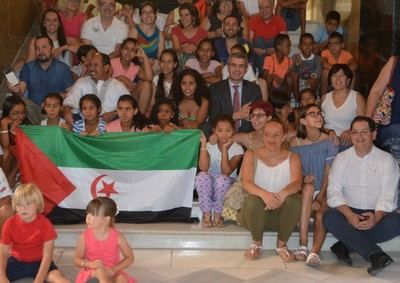 Niños y niñas saharauis refugiados pasan unas vacaciones en provincia de Toledo