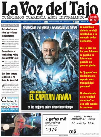 Portada marzo | Jaime Ramos 'El Capitán Araña' -y el bono transporte Talavera-Madrid-