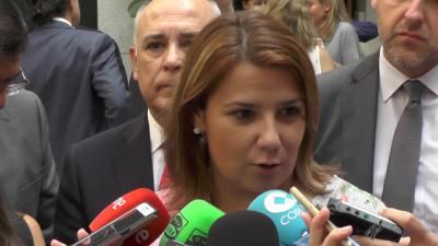 Agustina García exige a Fomento mejoras en el tren convencional y "no esperar 20 años" para que llegue el AVE a Talavera