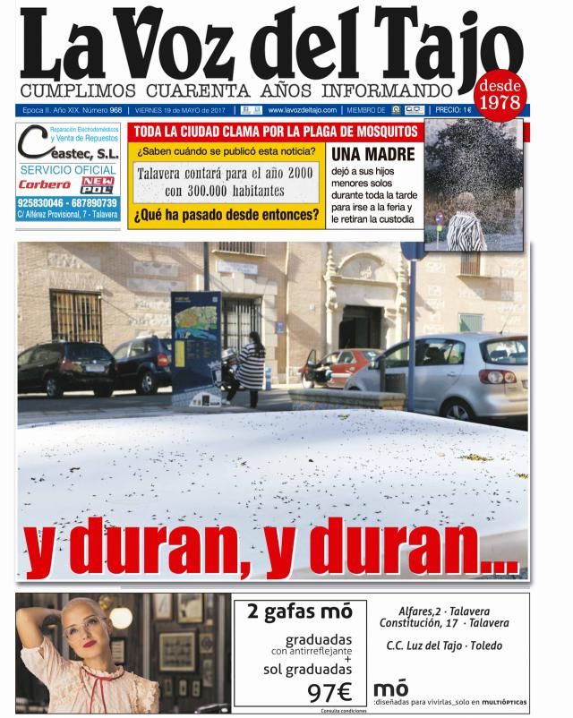 Portada mayo | Duran y duran los mosquitos -y el 'transfuguismo-