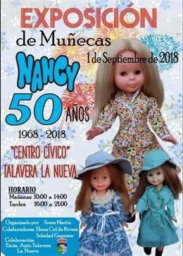 Una exposición en Talavera la Nueva mostrará casi un centenar de muñecas Nancy