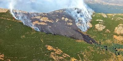 Controlado el incendio en Cantalojas una semana de lucha ¿Qué lo produjo?