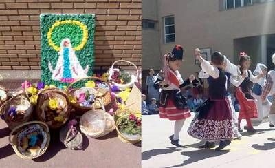 Los alumnos del colegio EXA celebraron su propio Cortejo de Mondas