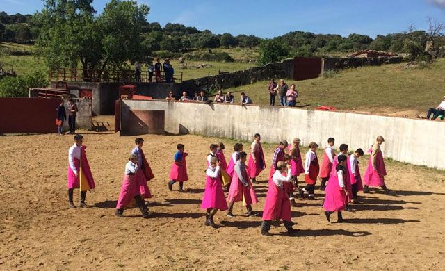 Alumnos de la Escuela Taurina de Pepino reciben una clase 'magistral' de toreo