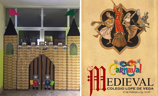 El colegio Lope de Vega organiza un Carnaval de la historia de Talavera