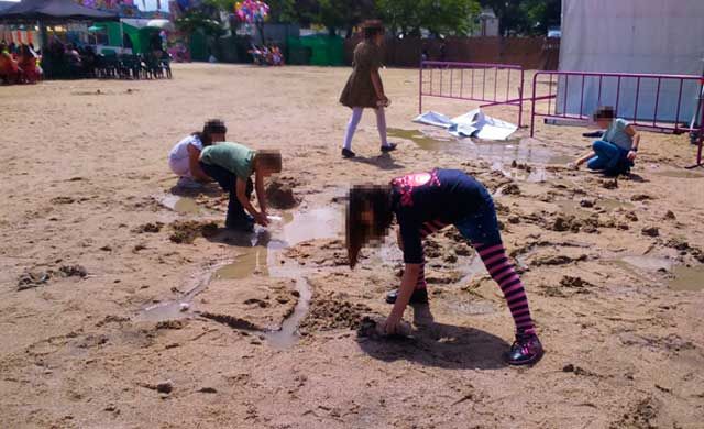 El agua en Las Ferias de San Isidro no disgusta a todos