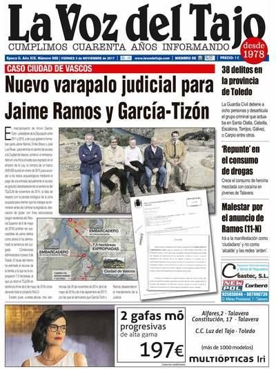 Portada noviembre | Nuevo varapalo judicial para Jaime Ramos y García-Tizón