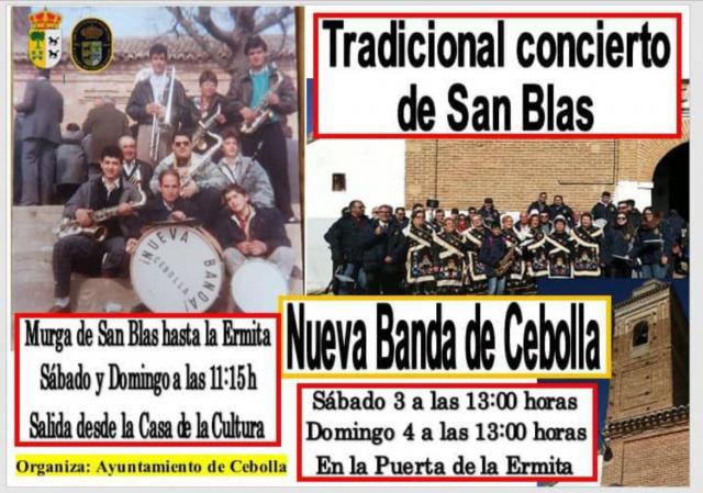 La Nueva Banda de Cebolla tocará este fin de semana en los festejos de San Blas