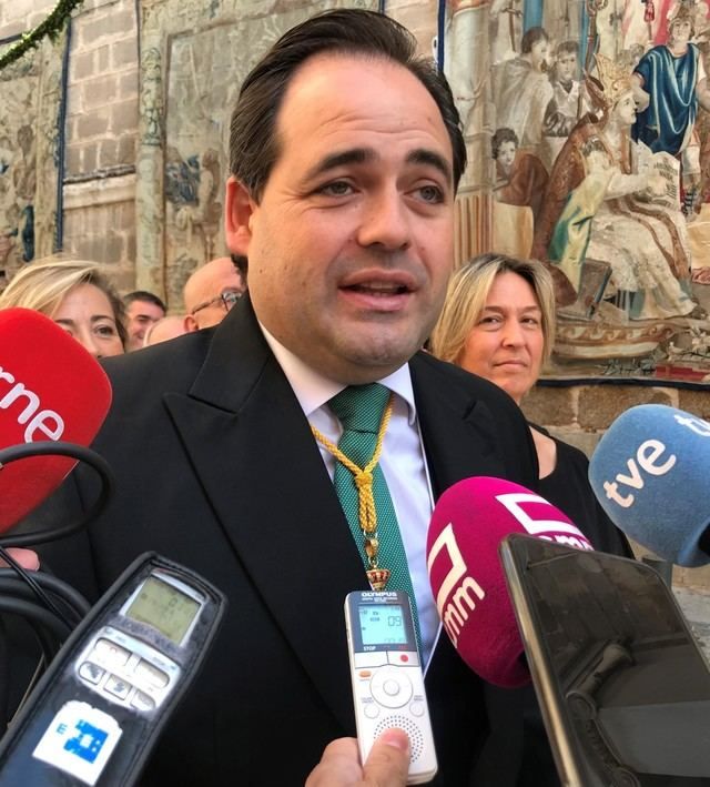 Núñez, 'emocionado' por procesionar por primera vez en el Corpus, 'uno de los días más importantes para Toledo'