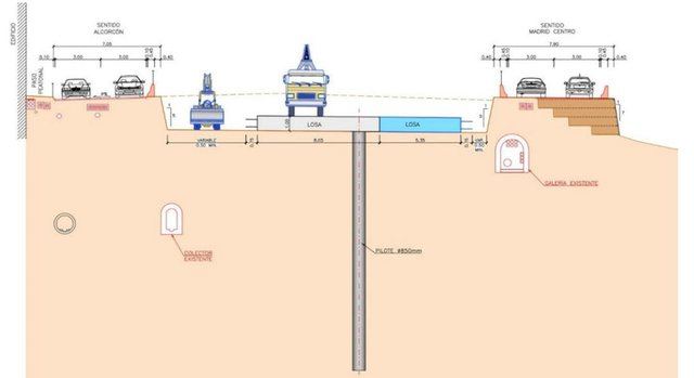 Continúan las obras en la A-5: desmontaje de carriles y nuevos desvíos de tráfico