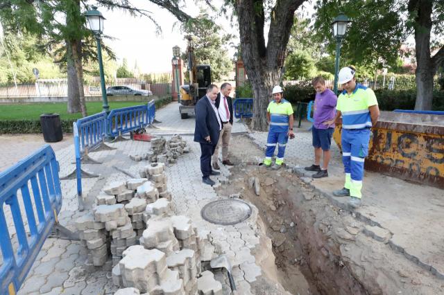 Inician las obras para ampliar el colector entre la Basílica y la avenida de Extremadura