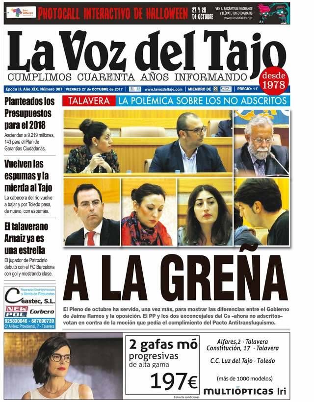 Portada octubre | A la greña en el Pleno del mes de octubre