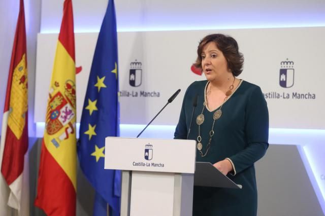 La consejera de Economía, Empresas y Empleo, Patricia Franco, informa, en el Palacio de Fuensalida, de los asuntos del Consejo de Gobierno