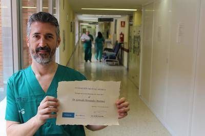 Un facultativo del Hospital de Toledo, premiado por un artículo sobre oxigenoterapia