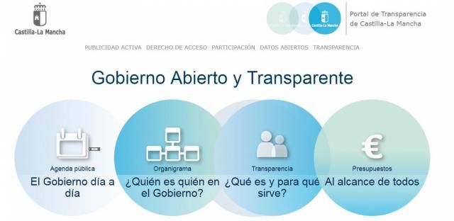 El Portal de Transparencia de CLM recibió durante los dos primeros meses de 2018 más de 9.000 visitas