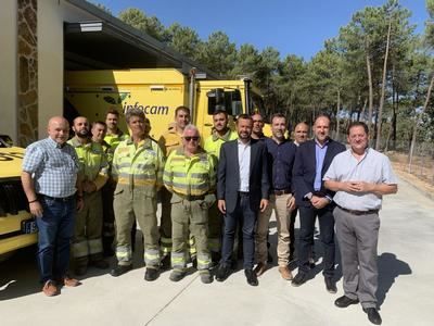 La Junta refuerza los medios contra los incendios con una nueva base del retén de Navamorcuende