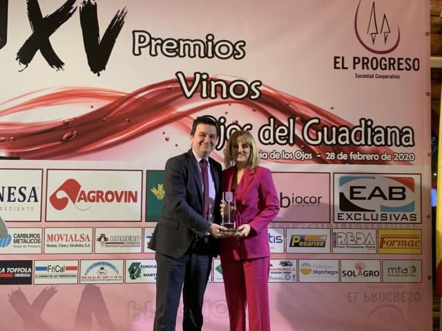 El consejero en los Premios de la Cooperativa ‘El Progreso’.