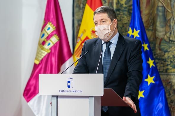 El jefe del Ejecutivo de Castilla-La Mancha, Emiliano García-Page (Foto: D. Esteban González / JCCM)