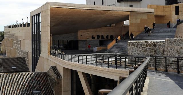 Vistas del exterior del Palacio de Congresos de Toledo, El Greco. Foto: pctoledo.es