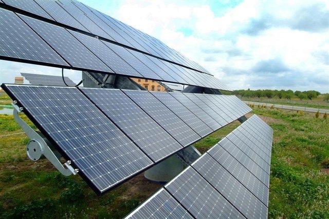 Panel fotovoltaico.