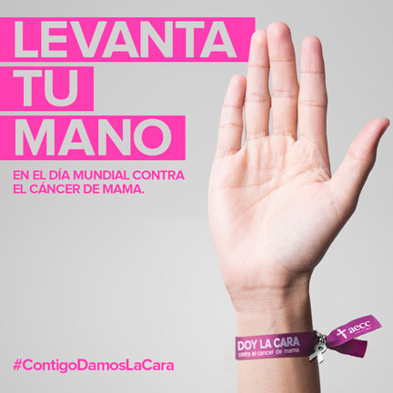 Levanta tu mano para visibilizar y luchar contra el cáncer de mama en Talavera