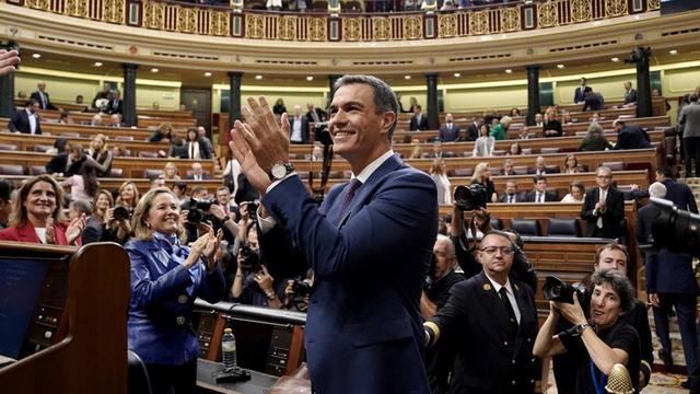 Pedro Sánchez, reelegido como presidente del Gobierno