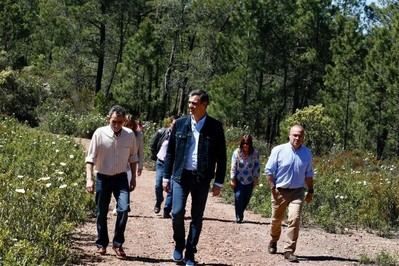 Pedro Sánchez pasa la jornada de reflexión en Castilla-La Mancha, en el pueblo natal de su padre