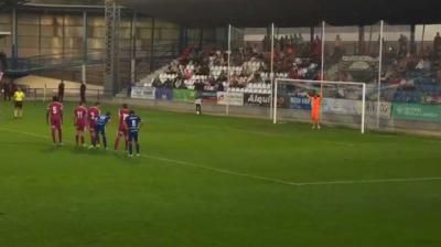 Así se adelantaba, de penalti, el CF Talavera ante el Valladolid B (VÍDEO)