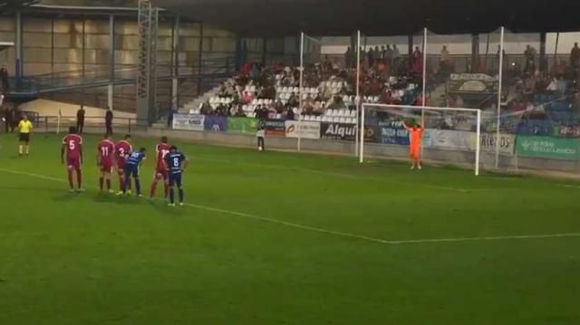 Así se adelantaba, de penalti, el CF Talavera ante el Valladolid B (VÍDEO)