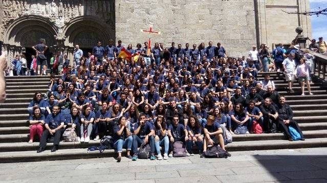 La peregrinación diocesana de jóvenes de Toledo ya está en Santiago