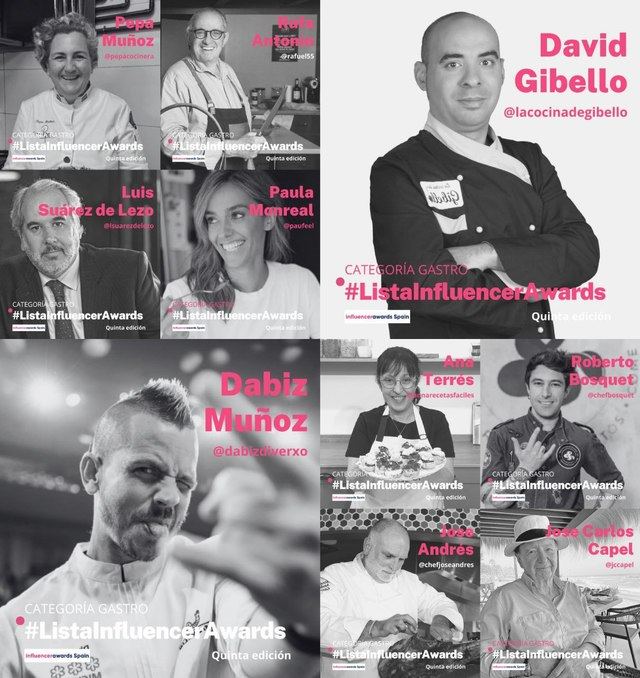 El cocinero talaverano David Gibello nominado a los Influencer Awards Spain