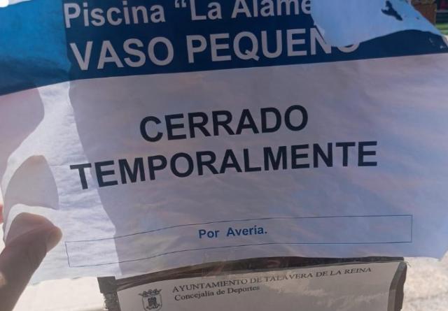 Polémica: cierran la piscina pequeña de La Alameda, vestuarios y aseos averiados o en mal estado…