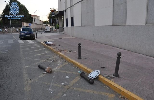 Imagen del lugar donde chocó con su coche / Foto: Policía Nacional