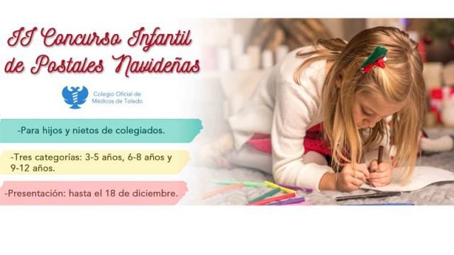 II Concurso de postales navideñas para niños de entre 3 y 12 años