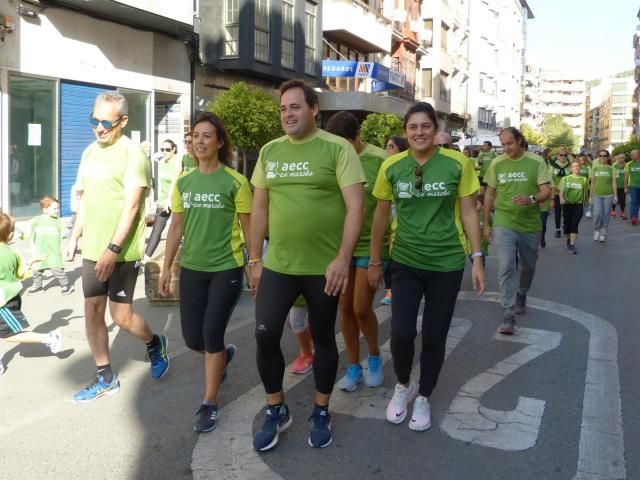 Núñez ha participado en la IV Marcha Contra el Cáncer organizada por la AECC.