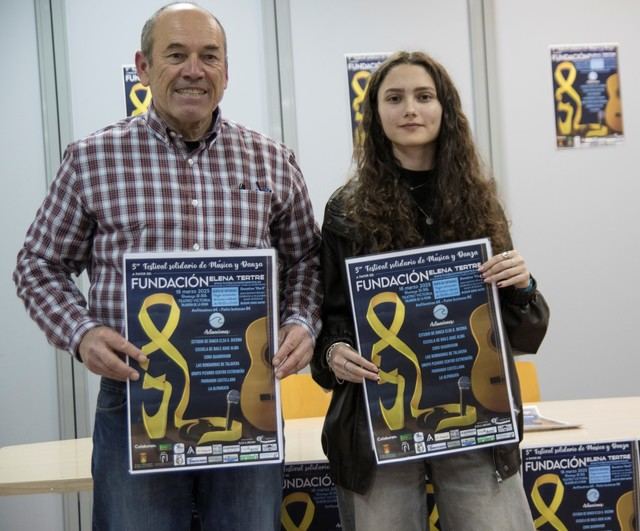 La joven diseñadora gráfica calerana Raysa Dobre llena de movimiento y emoción el cartel anunciador del III Festival Solidario a favor de la Fundación Elena Tertre