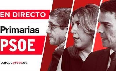 El 51% de los militantes del PSOE vota en las primarias hasta las 14 horas