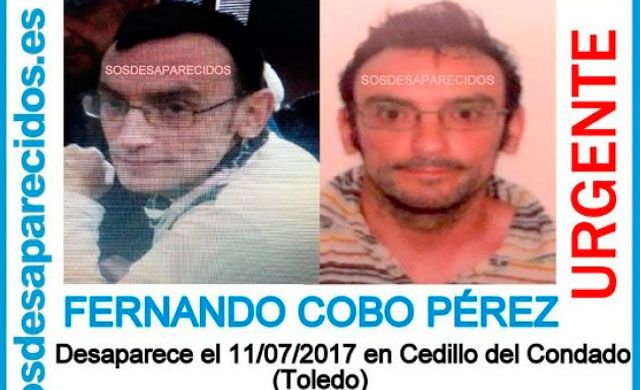 Buscan a un vecino de Cedillo del Condado desaparecido el 11 de julio