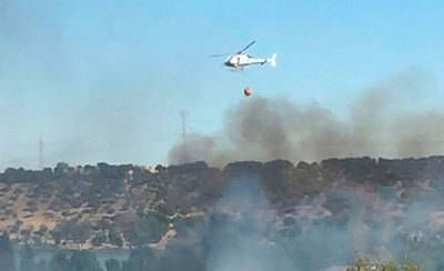 Controlado el incendio de San Roman de los Montes (IMÁGENES Y VÍDEO)