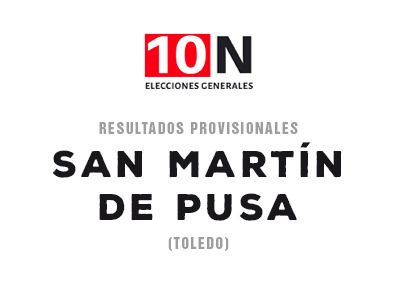 ESPECIAL 10-N | El PSOE gana en San Martín de Pusa en las generales