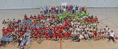 300 estudiantes de Talavera de la Reina participaron en una jornada deportiva histórica en la ciudad