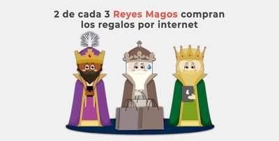 2 de cada 3 Reyes Magos compran los regalos por internet