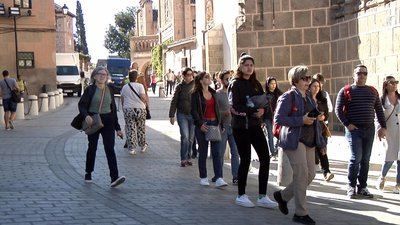 La calle Reyes Católicos de Toledo estrena su remodelación