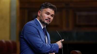 Gabriel Rufián: "Me parece una buena noticia que García-Page no mande en su partido"