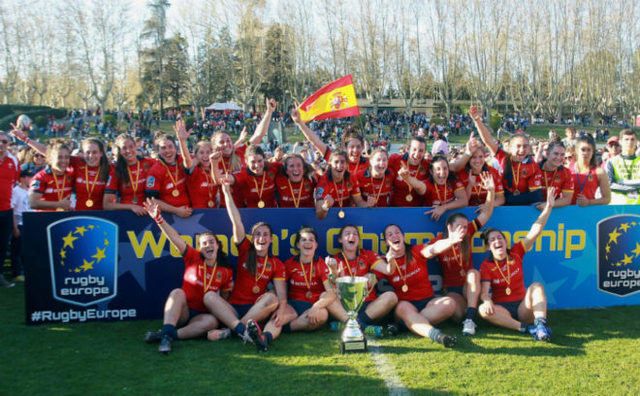 La leona talaverana Isabel Rico y la Selección Española ganan el séptimo Europeo de rugby