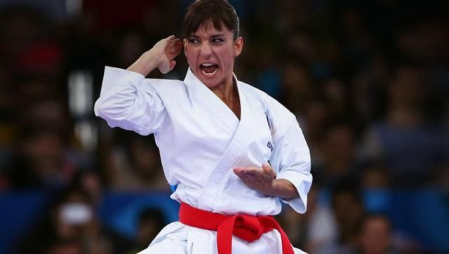 La karateca talaverana Sandra Sánchez, a la final del europeo de katas